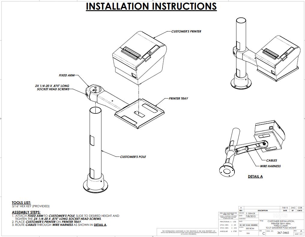 Customer Instructions