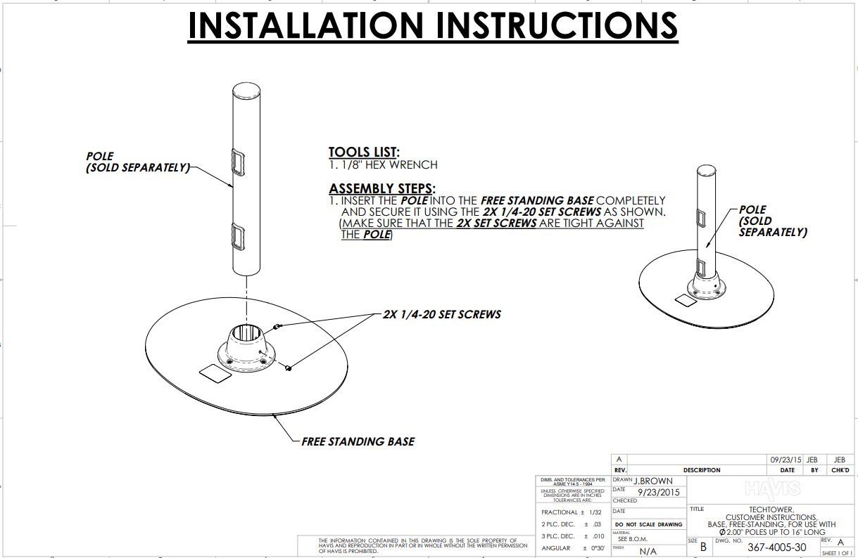 Customer Instructions