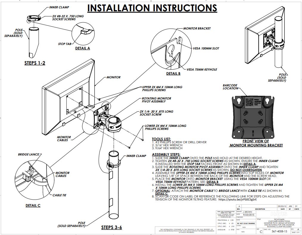 Customer Instructions