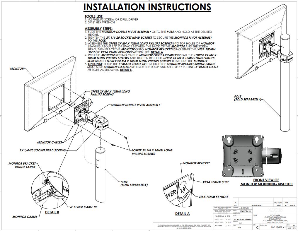 Customer Instructions