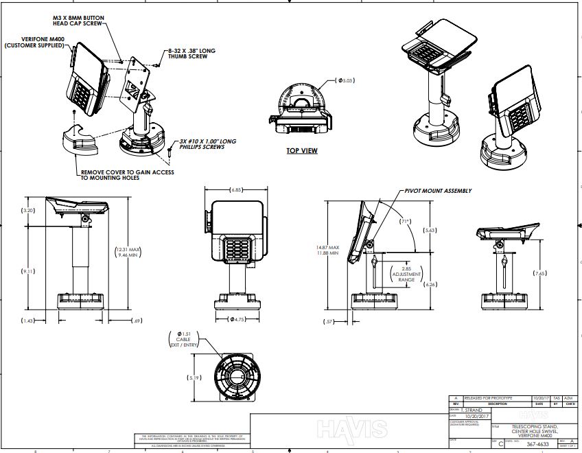 Customer Verification Drawing
