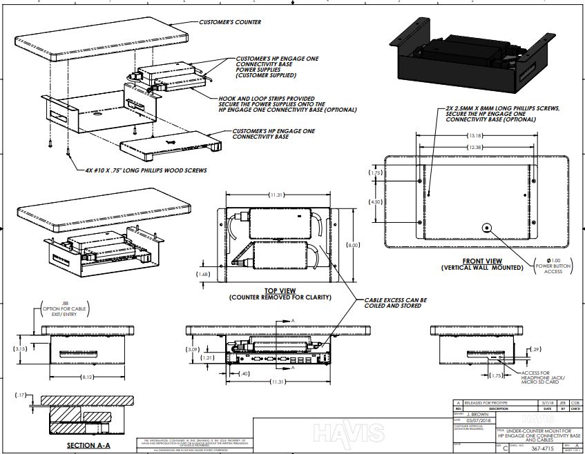 Customer Verification Drawing