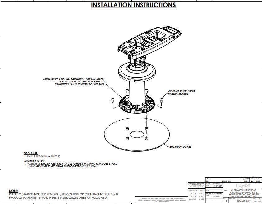 Customer Instructions