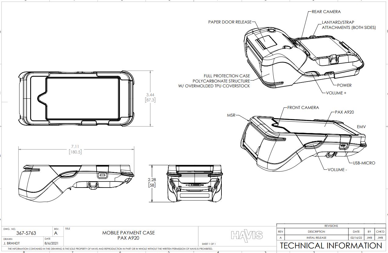 Technical Drawing Sheet