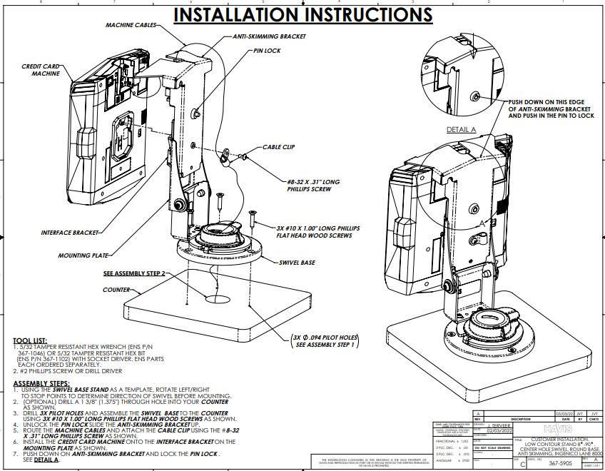 Customer Instructions