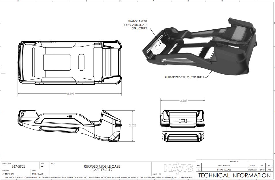 Technical Drawing Sheet