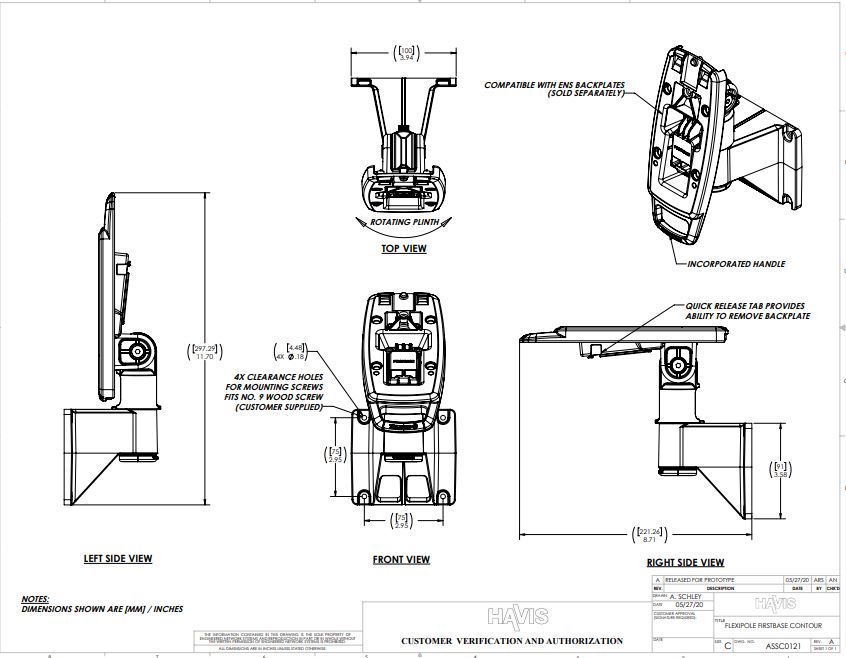 Customer Verification Drawing