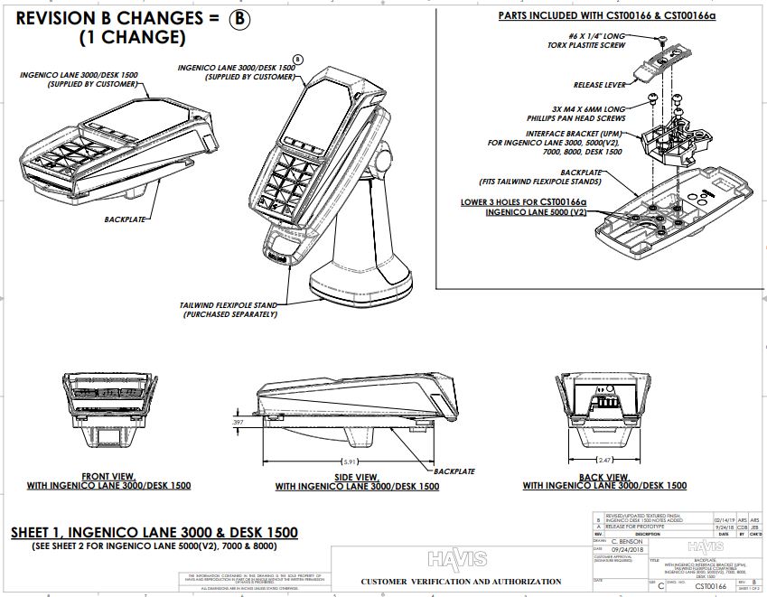 Customer Verification Drawing