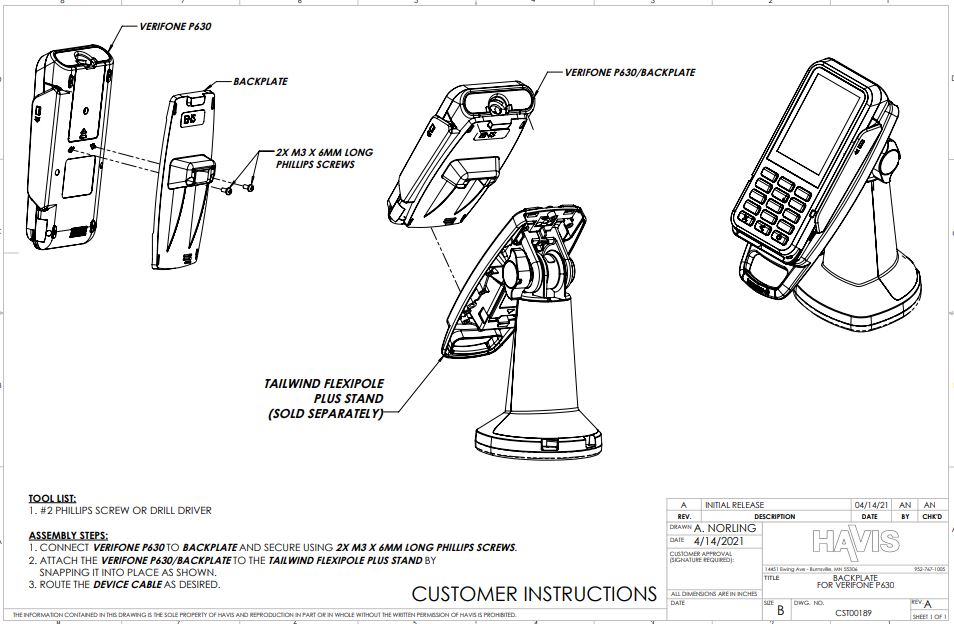 Customer Instructions