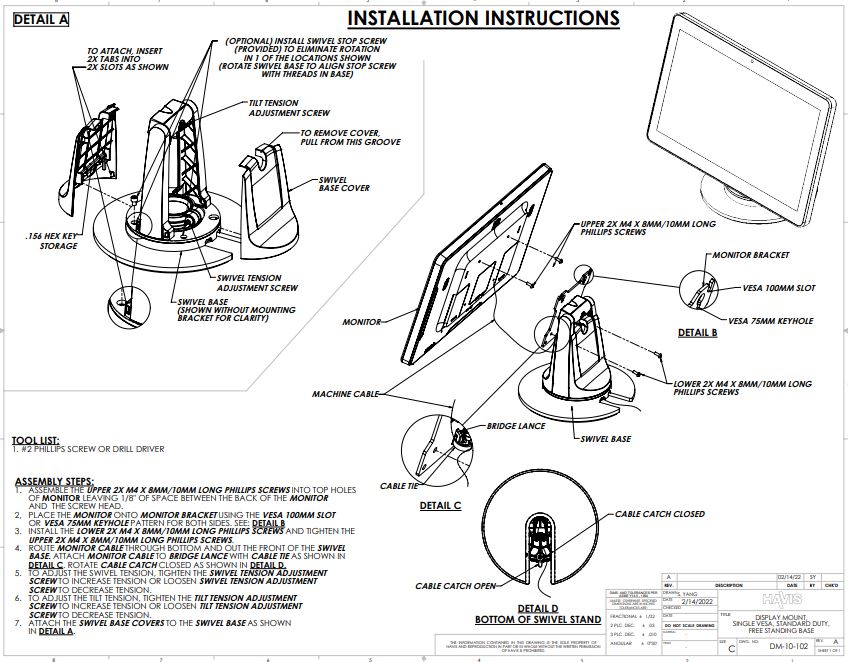 Customer Instructions