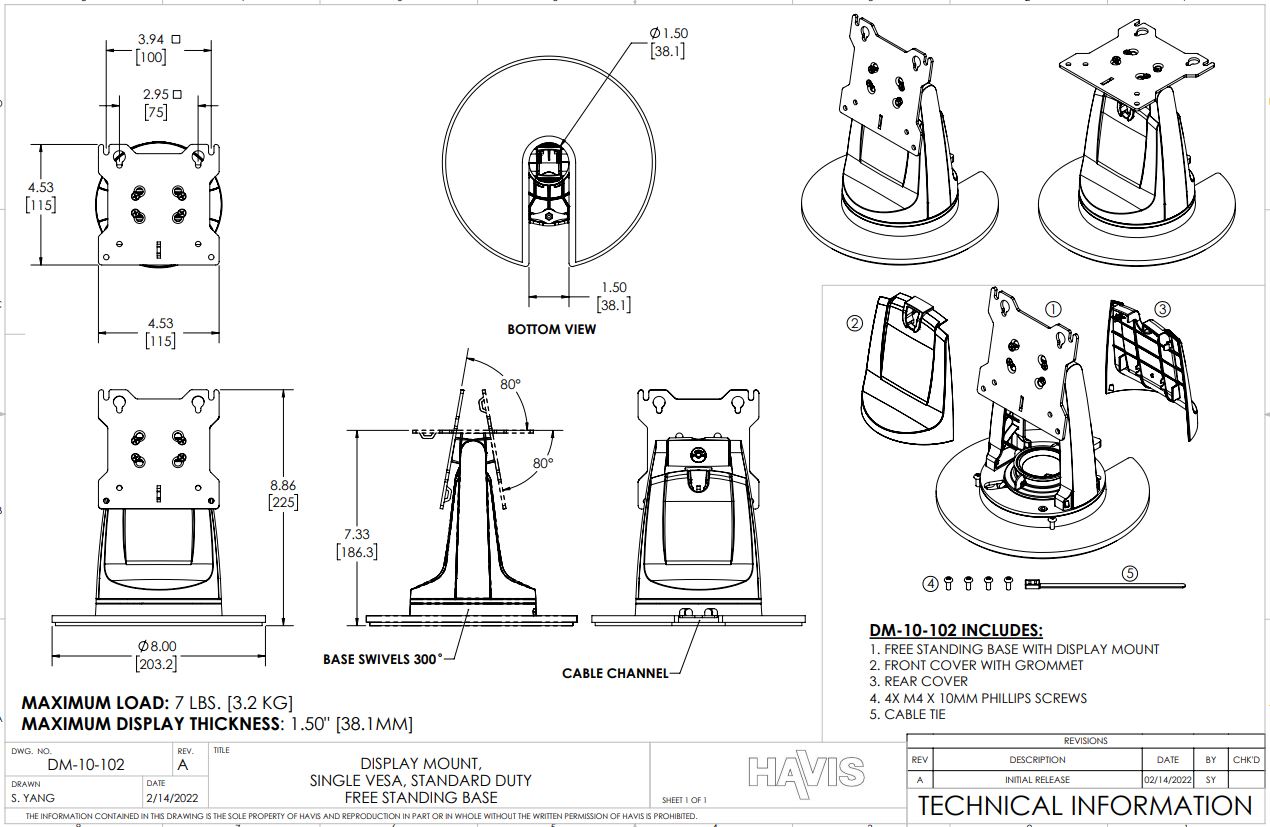 Technical Drawing Sheet