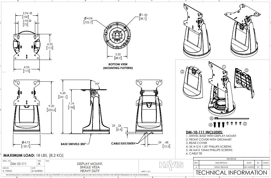 Technical Drawing Sheet