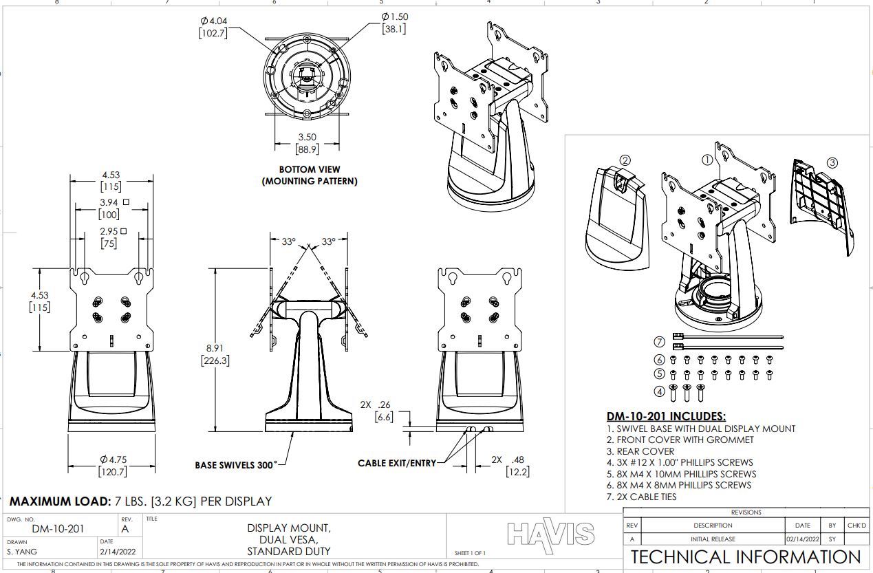 Technical Drawing Sheet