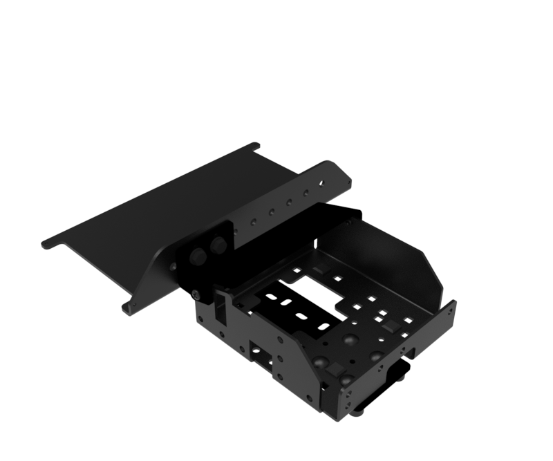 Forklift Under Seat Printer Mount for Brother RuggedJet 4200 Series Printer