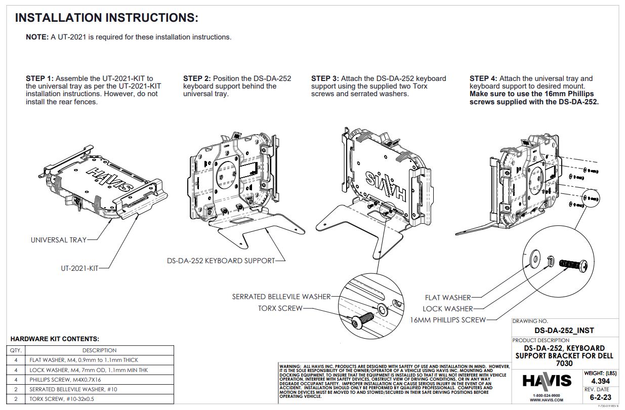 Installation Instructions