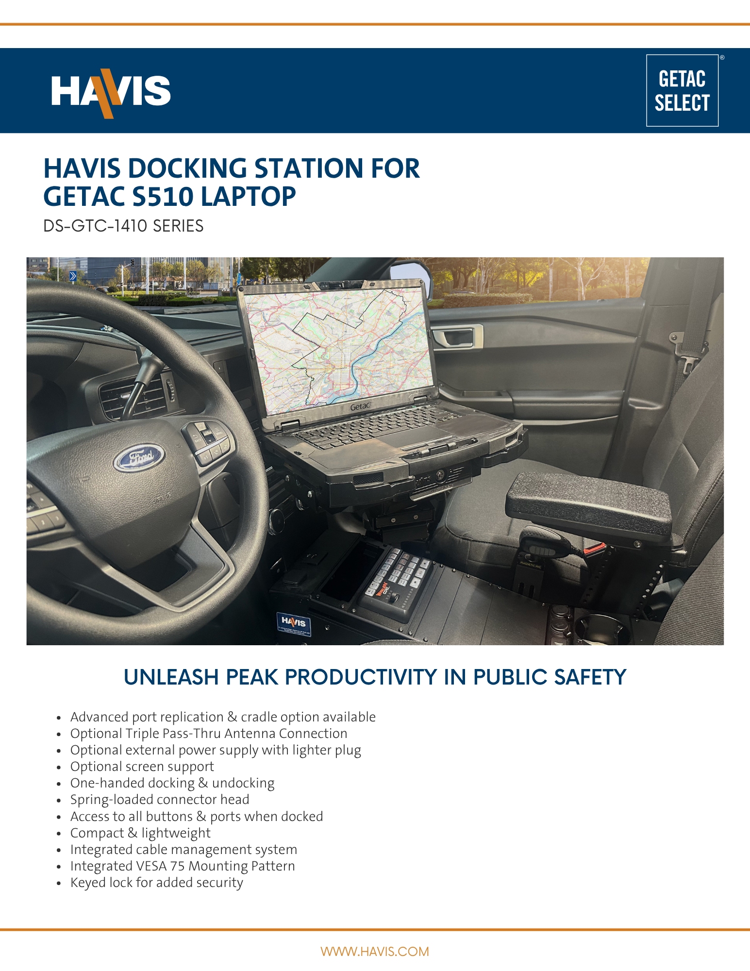 DS-GTC-1410 Sales Sheet - Public Safety