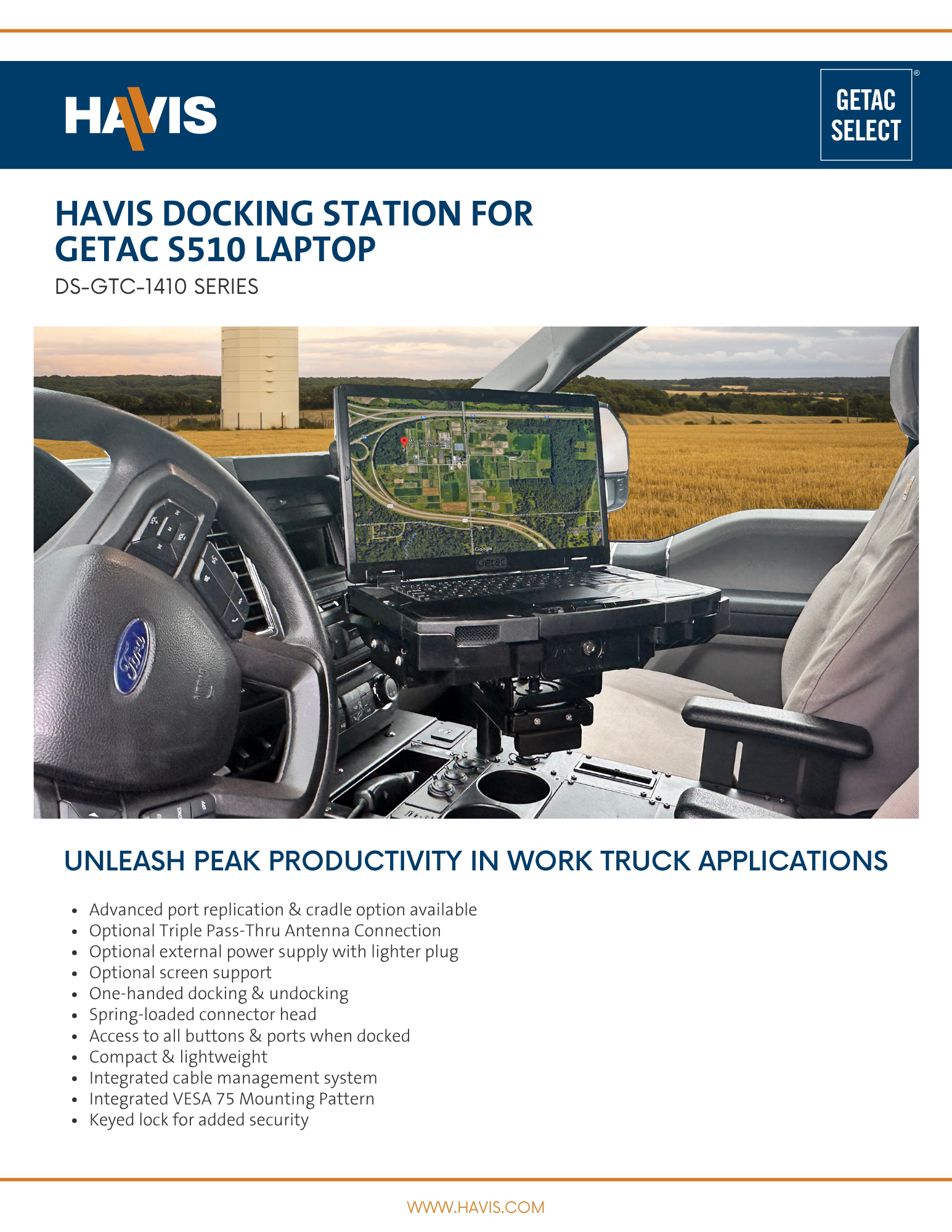 DS-GTC-1410 Sales Sheet - Work Truck