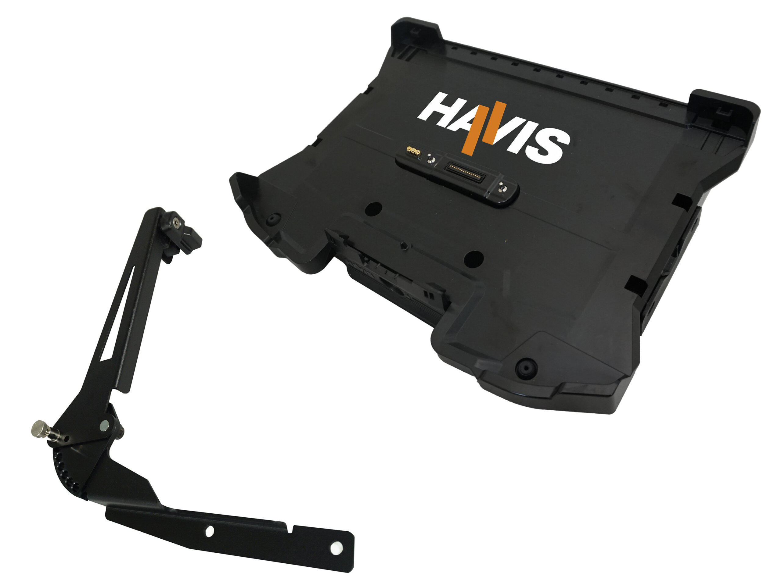 Package – Docking Station for Getac S510 Laptop with Triple Pass-Through Antenna Connection & Screen Support