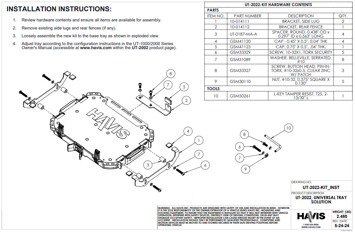 Installation Instructions