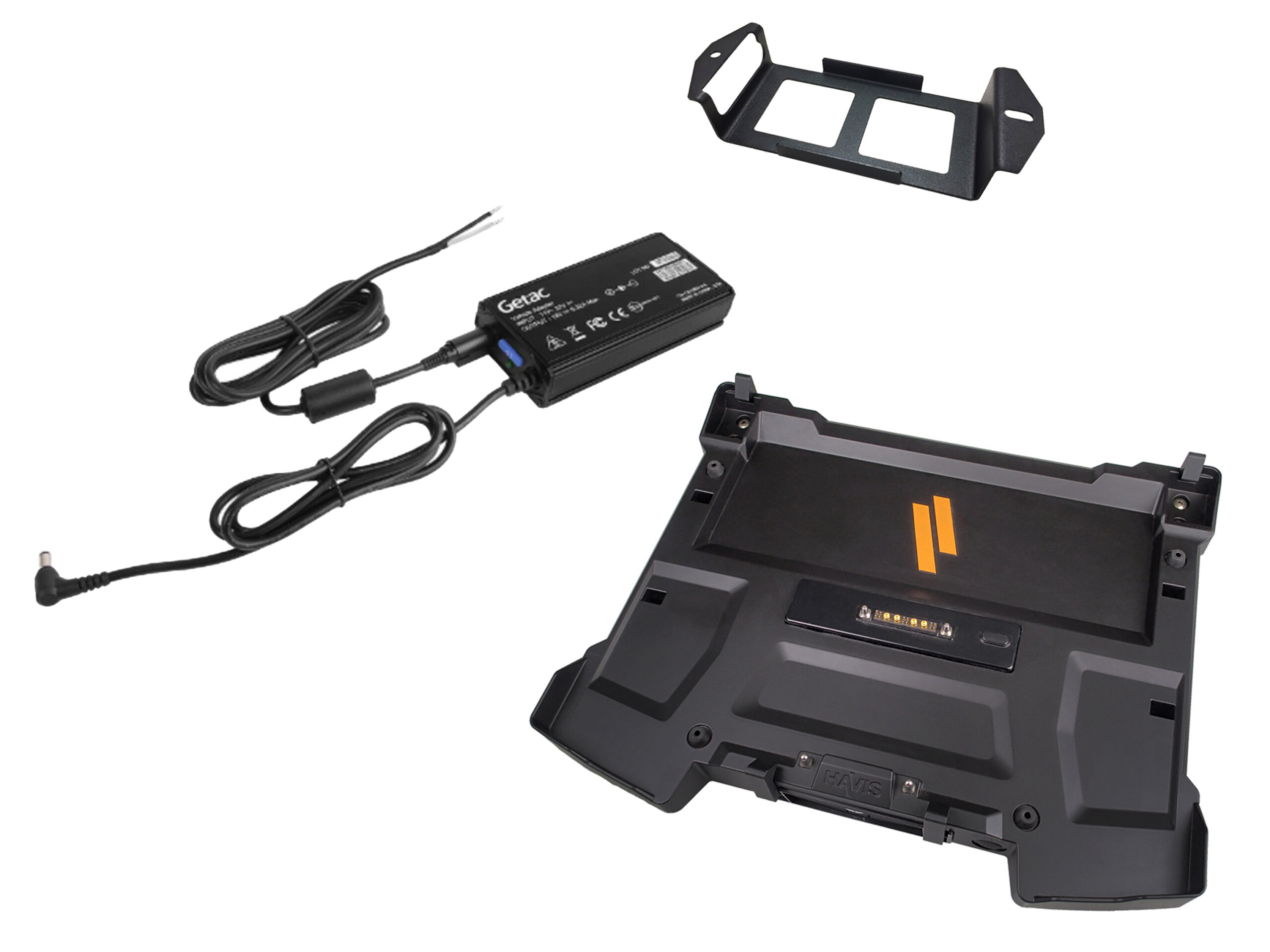 Docking Station For Getac S410 Notebook With External Power Supply with Bare Wire