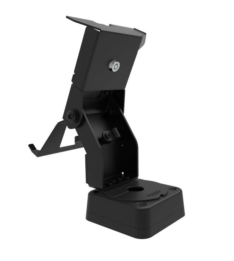 Square Base Swivel Stand, Locking & Anti-skimming Equipped for Ingenico RX7000