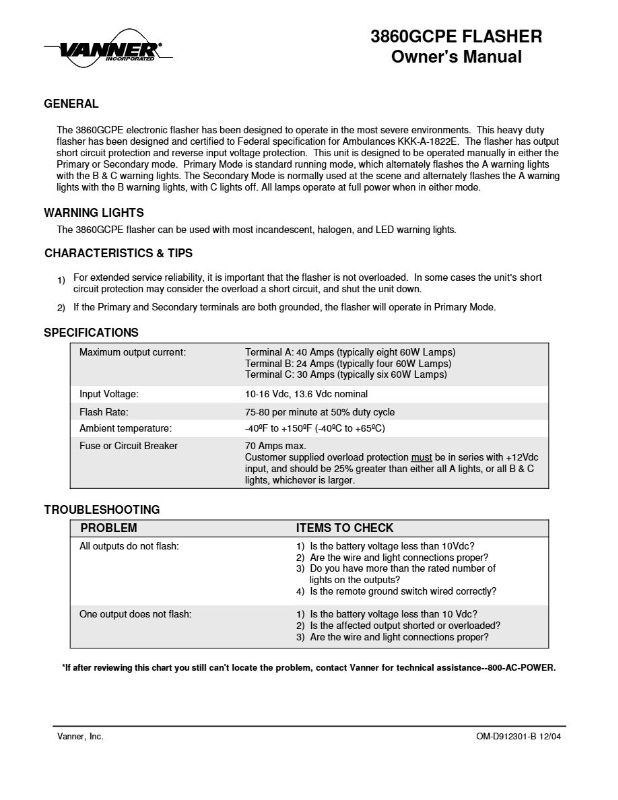Owner's Manual