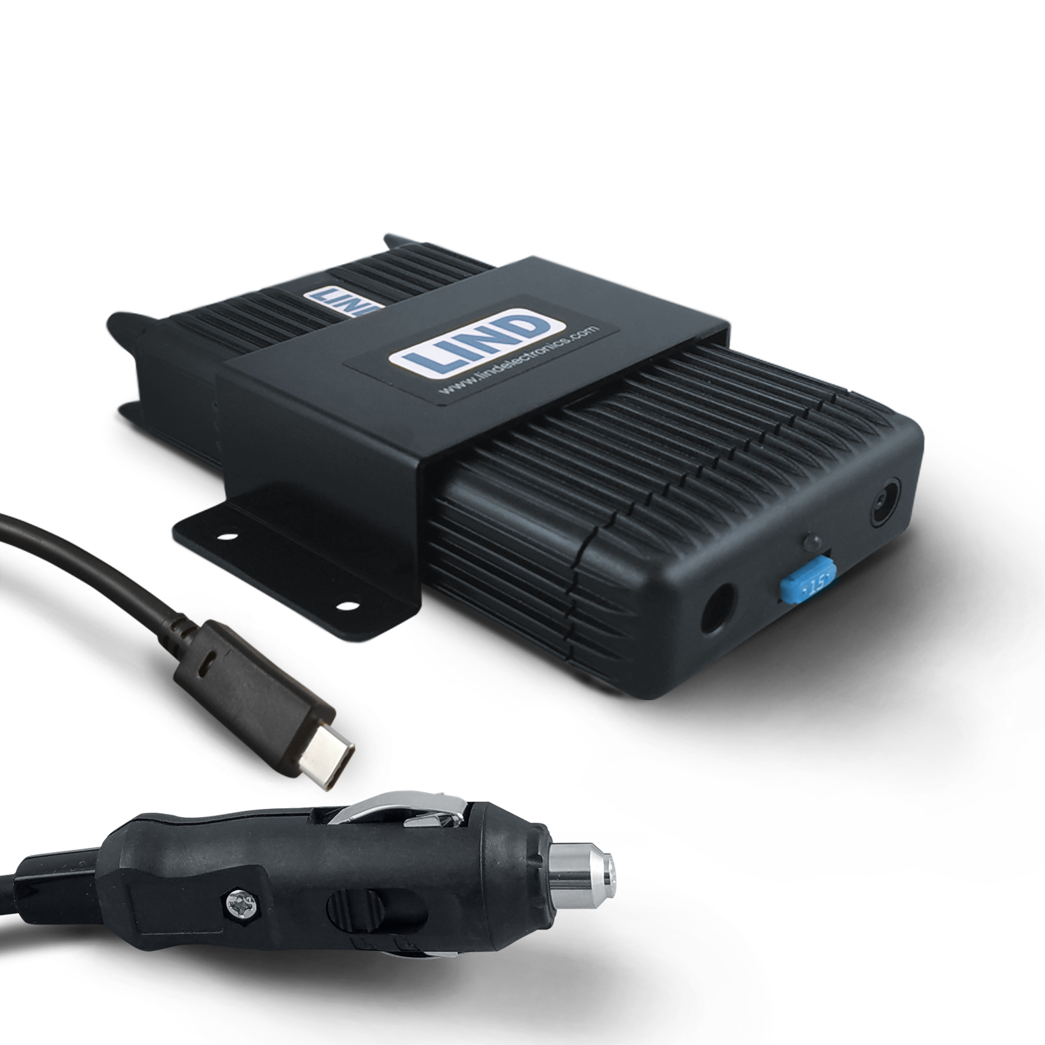 100W USBC Non-Isolated LIND DC Power Supply with a Straight USBC Connector