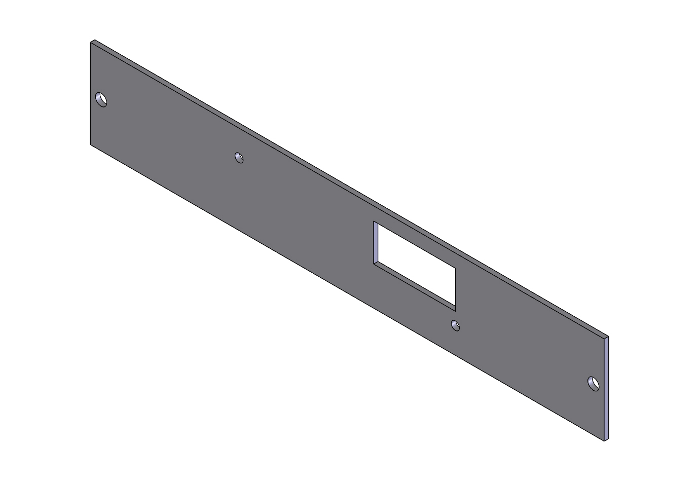 1-Piece Equipment Mounting Bracket, 1.5″ Mounting Space, Fits Magtek 21040082 Card Reader