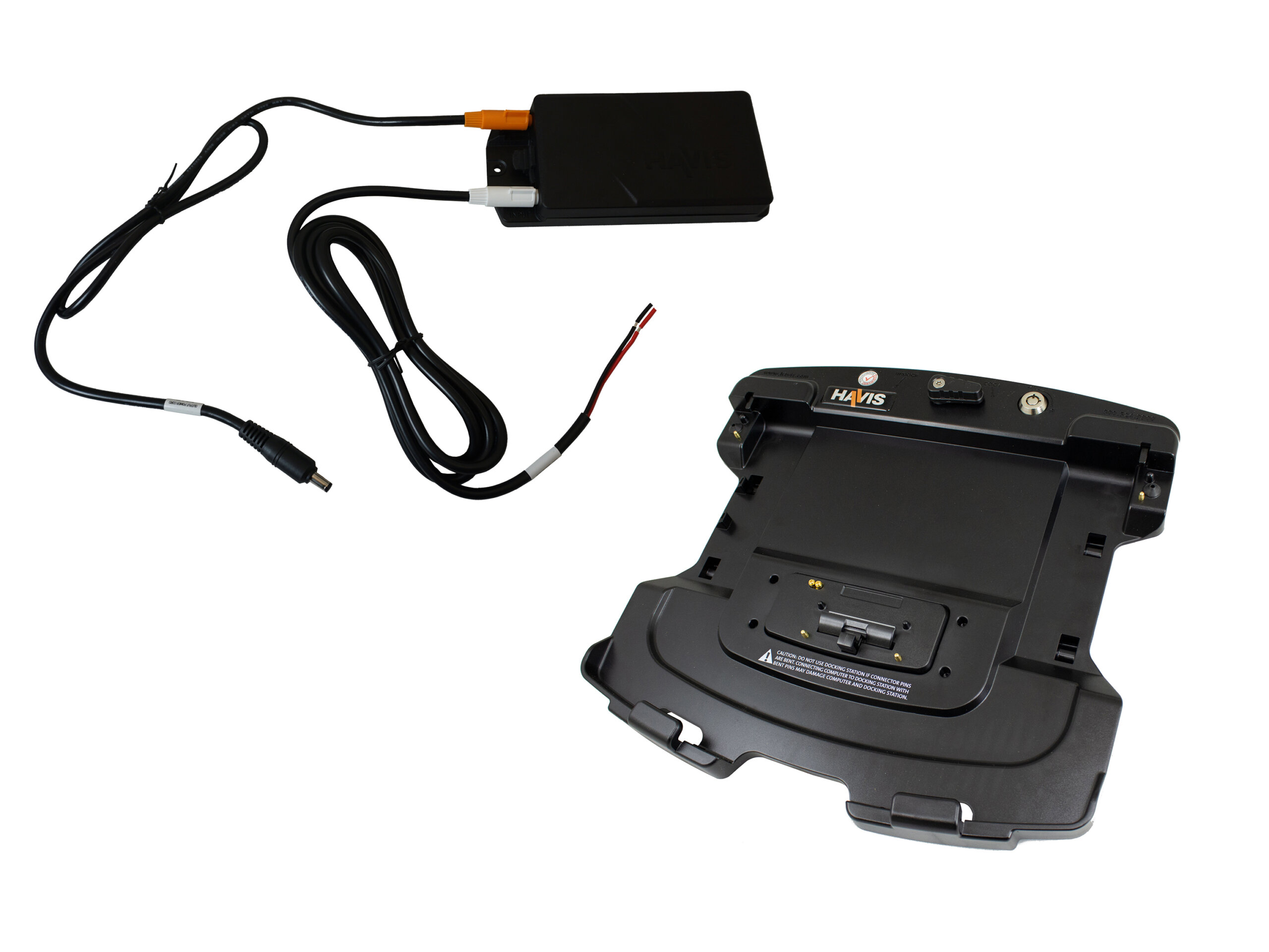 Docking Station for Panasonic TOUGHBOOK 55 Laptop with Standard Port Replication & Dual Pass-Through Antenna Connections with Havis Power Supply