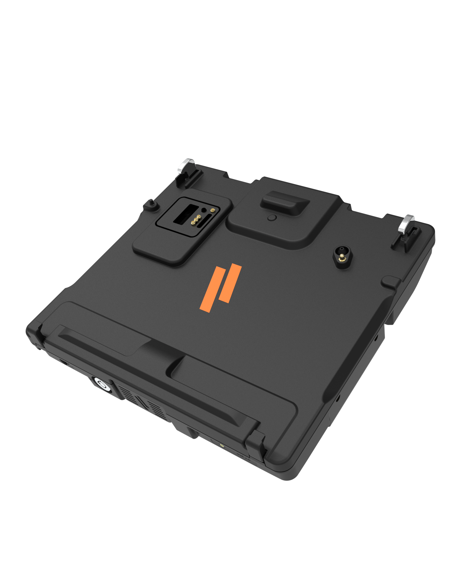 Cradle for Getac V120 with Quad Pass-Thru Antenna Connections
