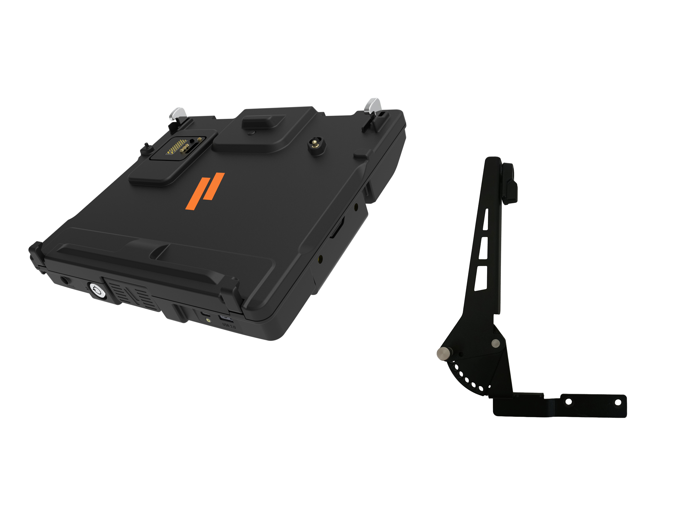 Package – Docking Station for Getac V120 with Advanced Port Replication, Quad Pass-Thru Antenna Connections & Screen Support