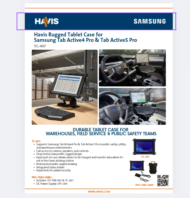 TC-407 Sales Sheet