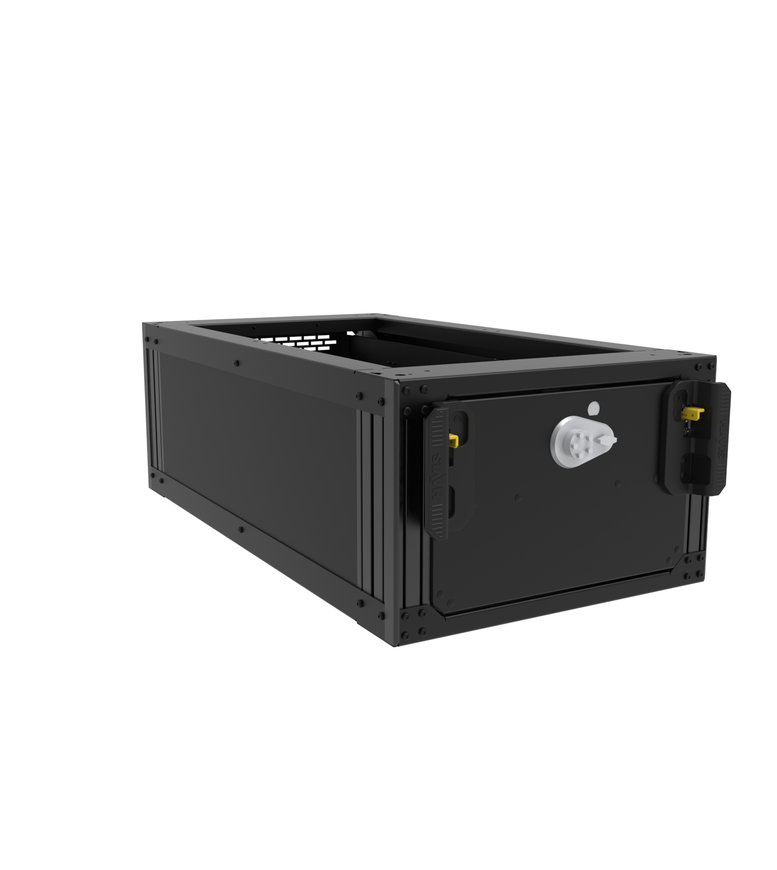 Small Dual Drawer with Push-Button Combination Lock