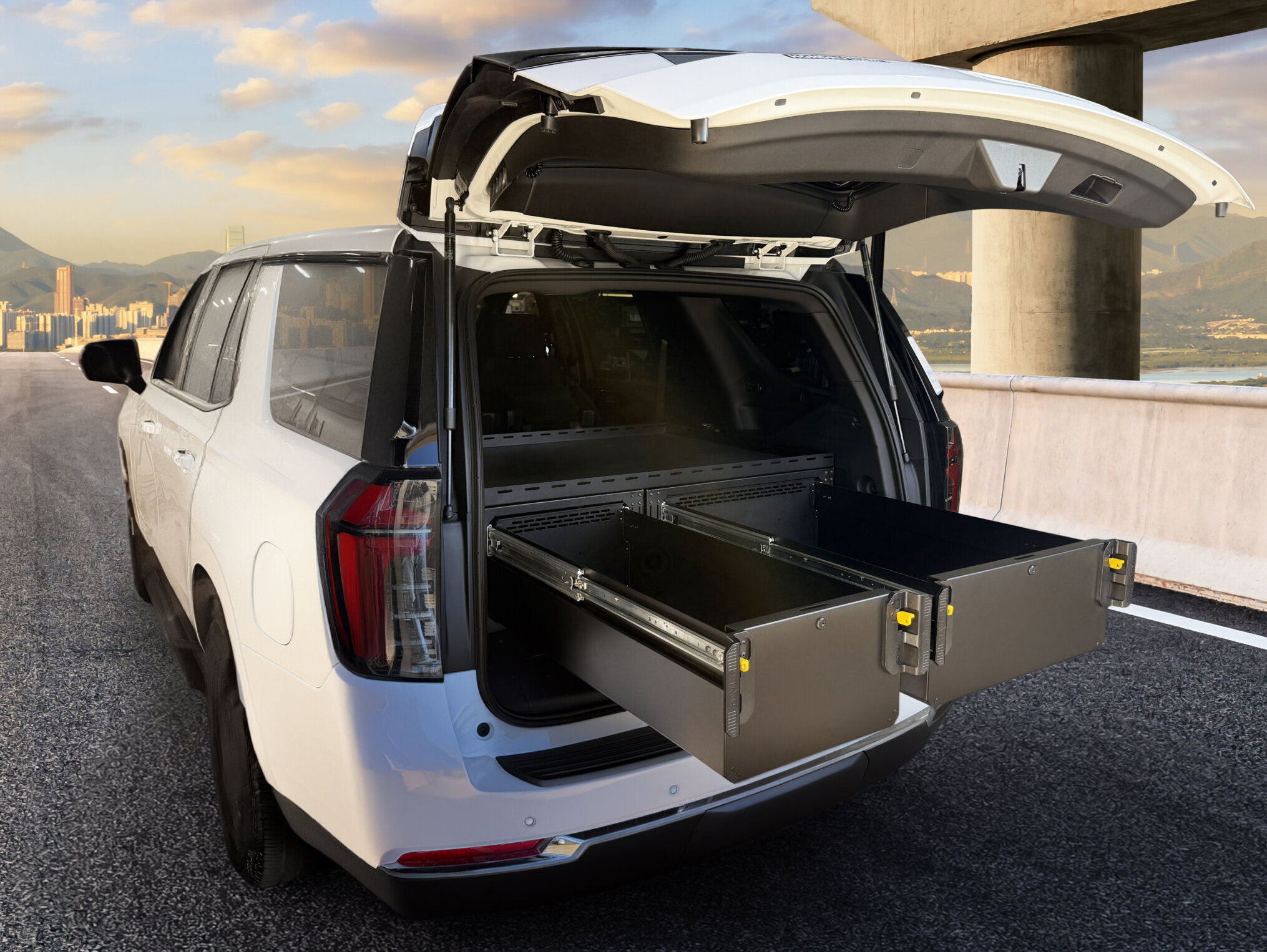 Side-by-Side Dual Drawer Storage System