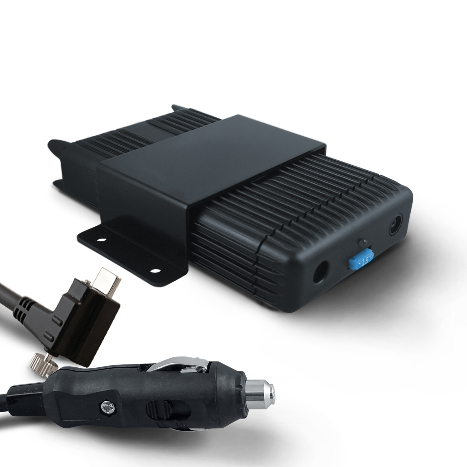 100W USBC Non-Isolated LIND DC Power Supply with a 90° Right Angle Locking Screw-Pin USB-C Connector