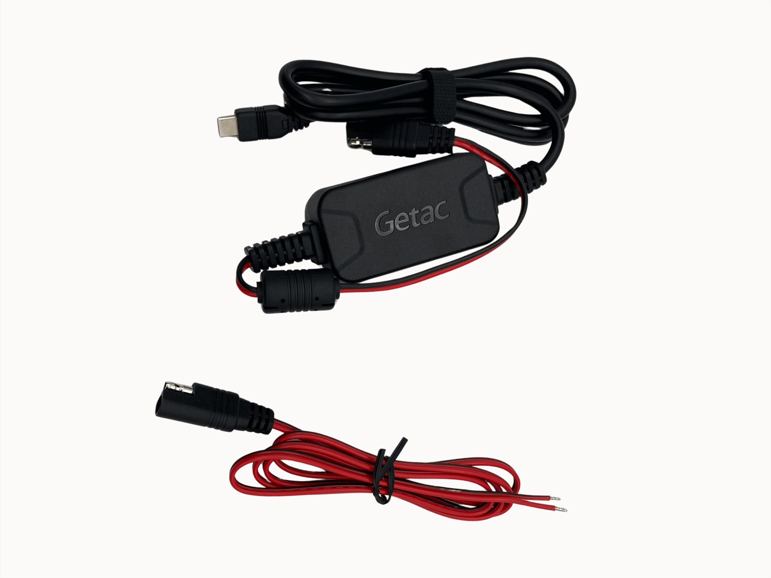 65W Getac USBC DC Power Supply with a Straight USBC Connector and Cigarette Plug Input Cable