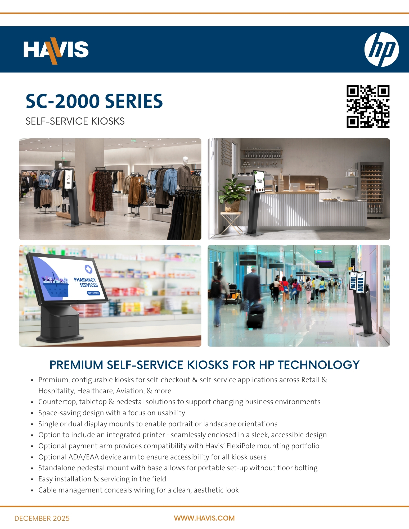 SC-2000 Kiosks for HP - Sales Sheet