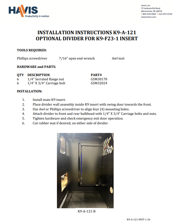 Installation Instruction (pdf)