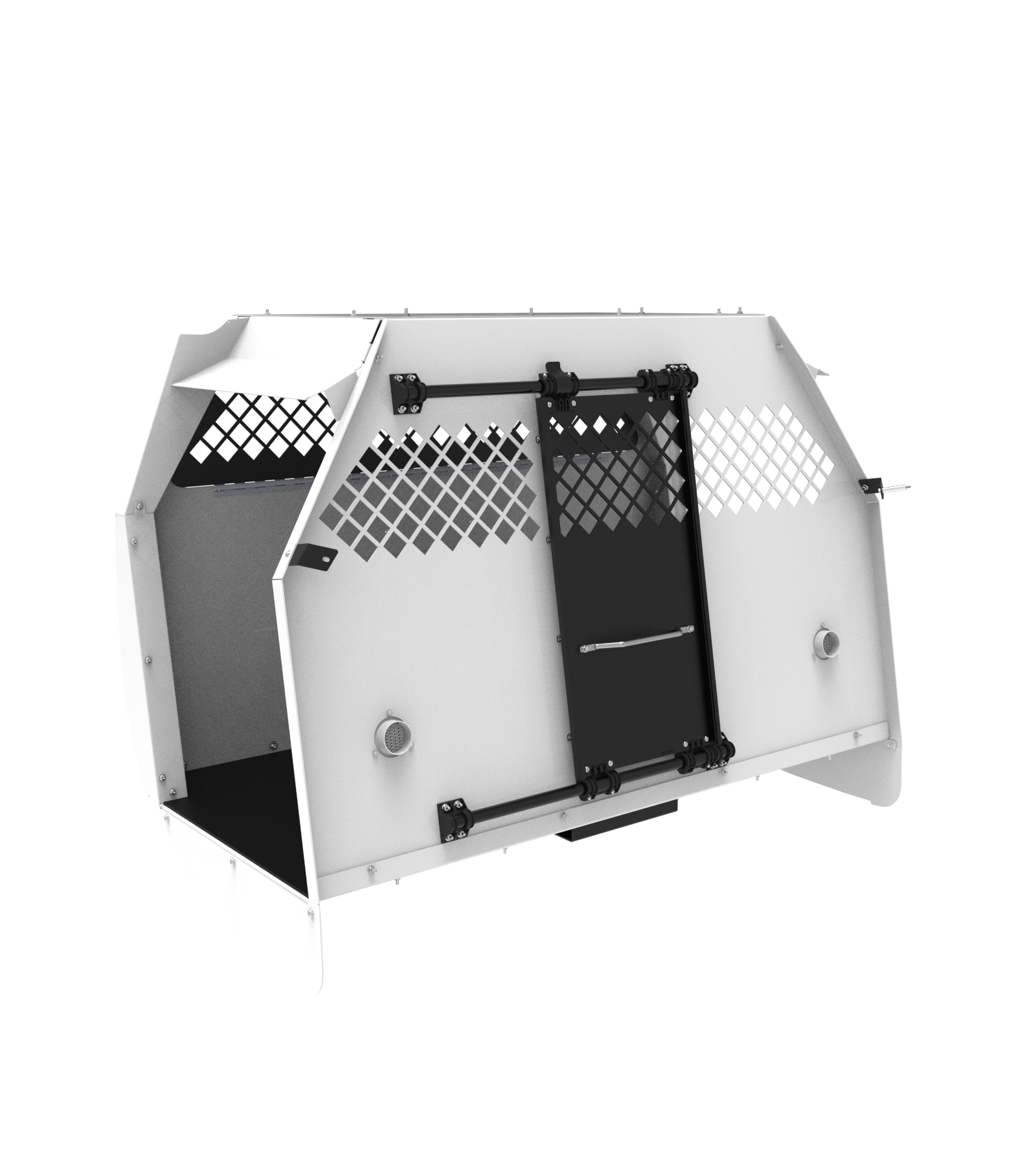 Standard K9 Transport System for 2020-2026 RAM 2500 (DJ) – White