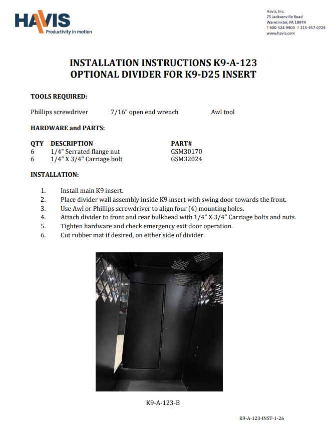 Installation Instruction (pdf)