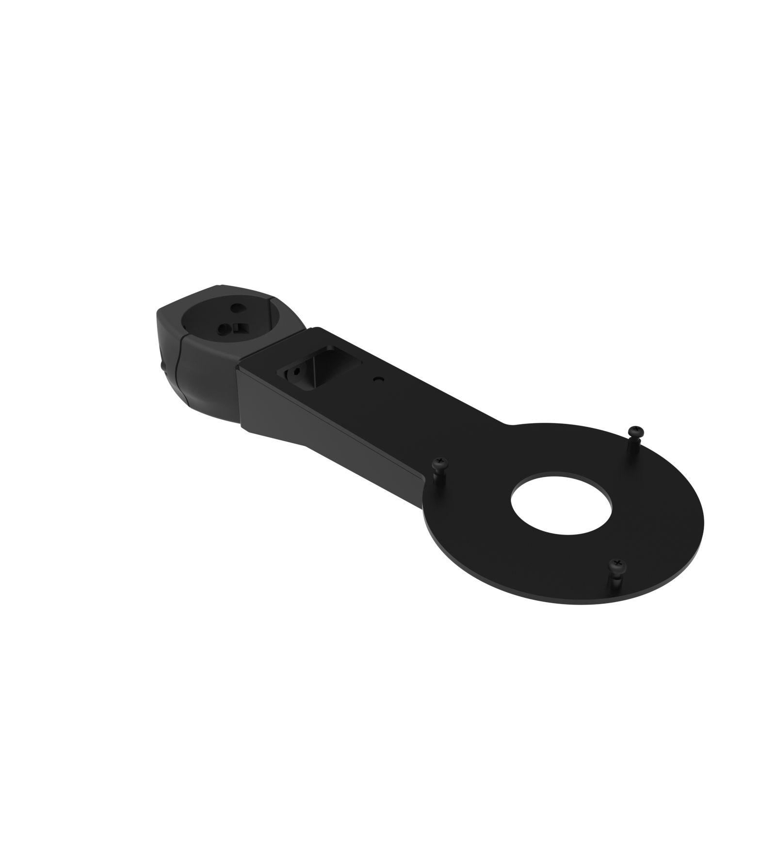 Techtower, Payment Terminal Arm with Fixed Pole Clamp, for Metal Conversion Stands