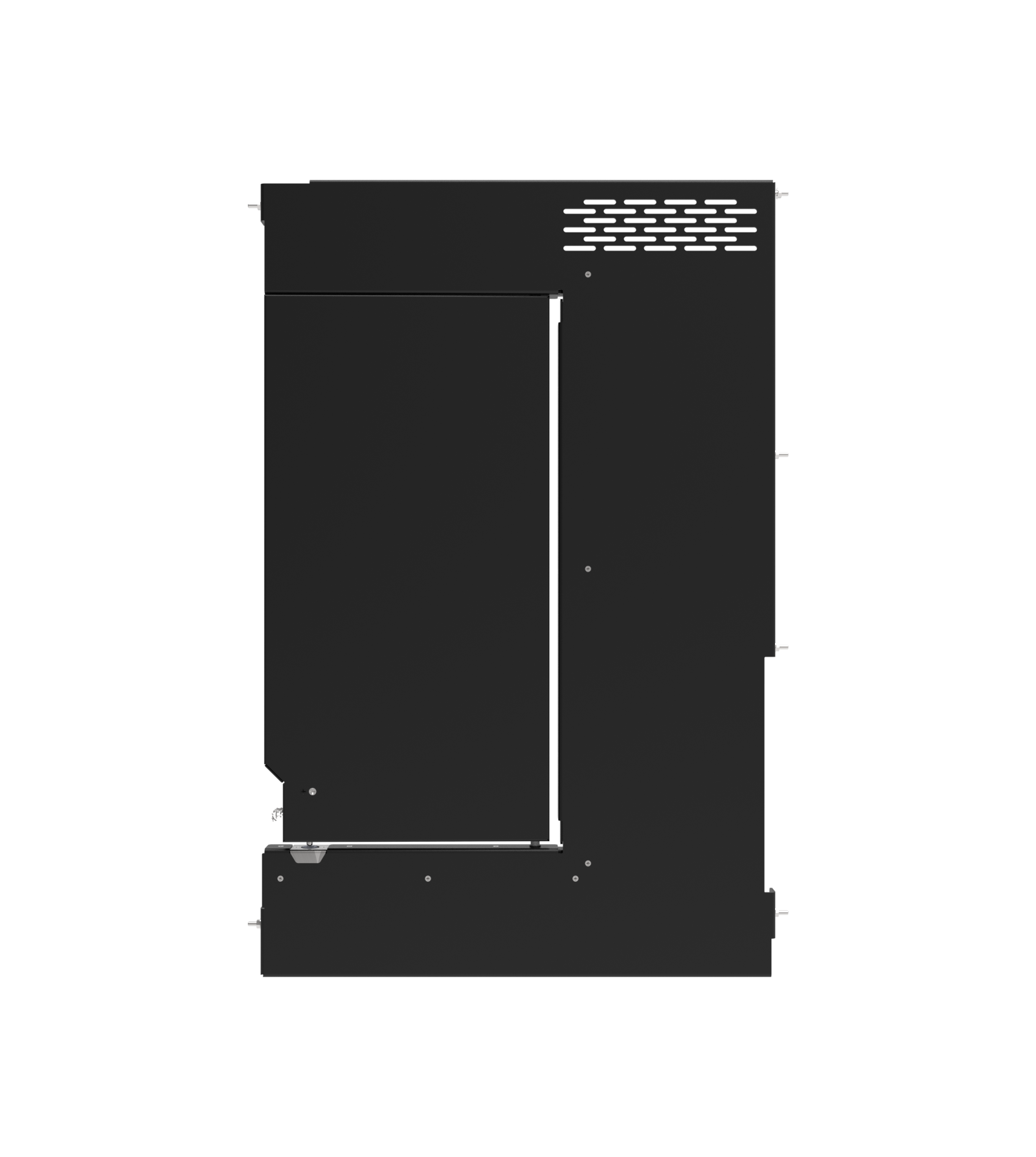 Dual K9 Divider With Door For 2017-2026 Ford F-Series Standard K9 – Black