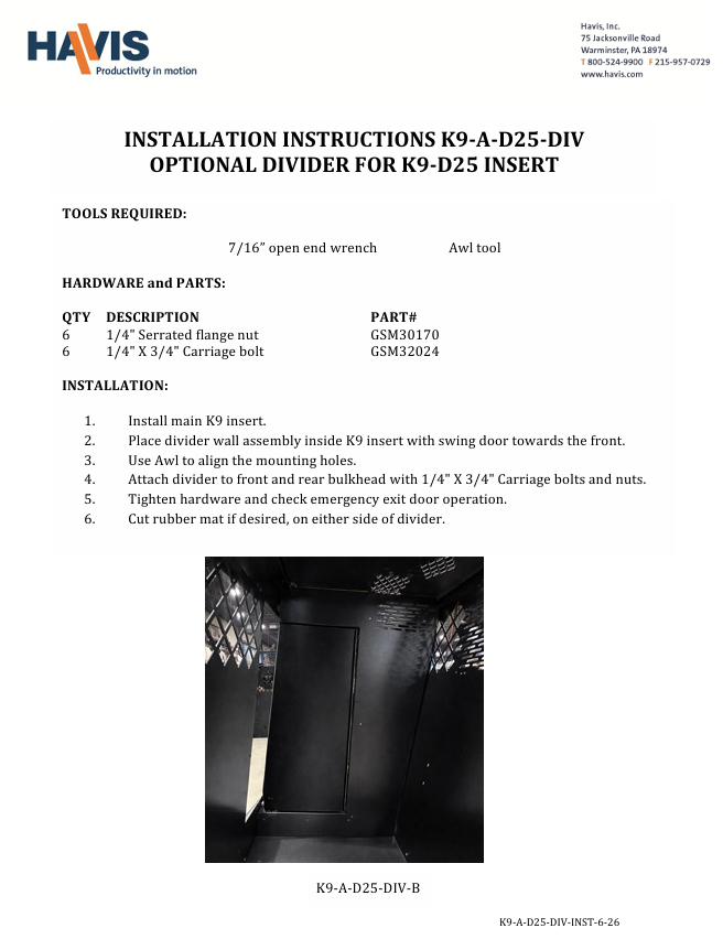 Installation Instruction (pdf)