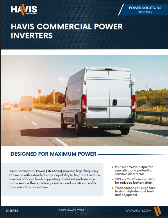 HAVIS COMMERCIAL POWER INVERTERS – Sales Sheet