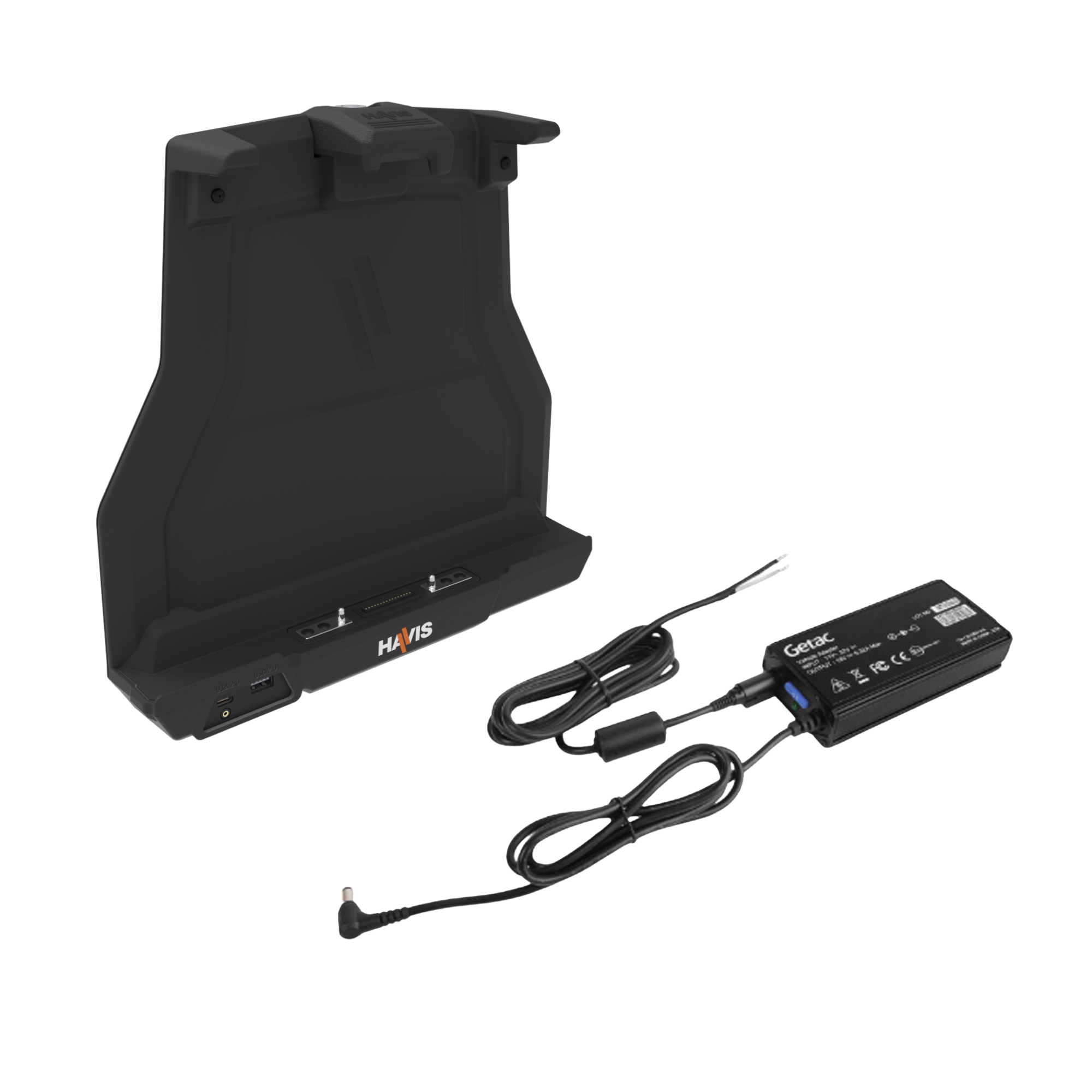 Docking Station for Getac G140 with Advanced Port Replication & Getac Power Supply