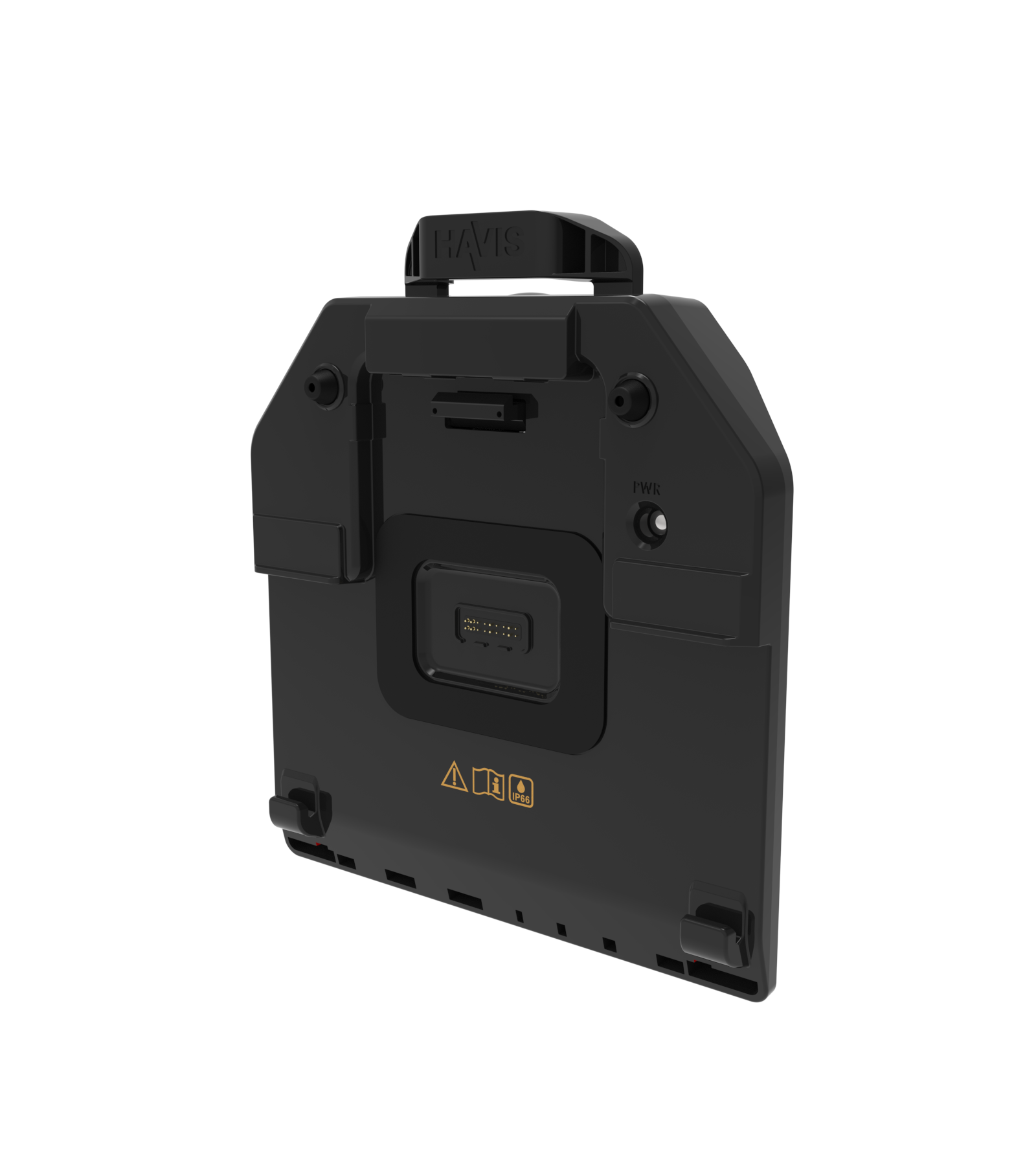 IP66 Universal Tablet Docking Station, External Power Supply Applications, TA-100 Series Tablet Adapter Required