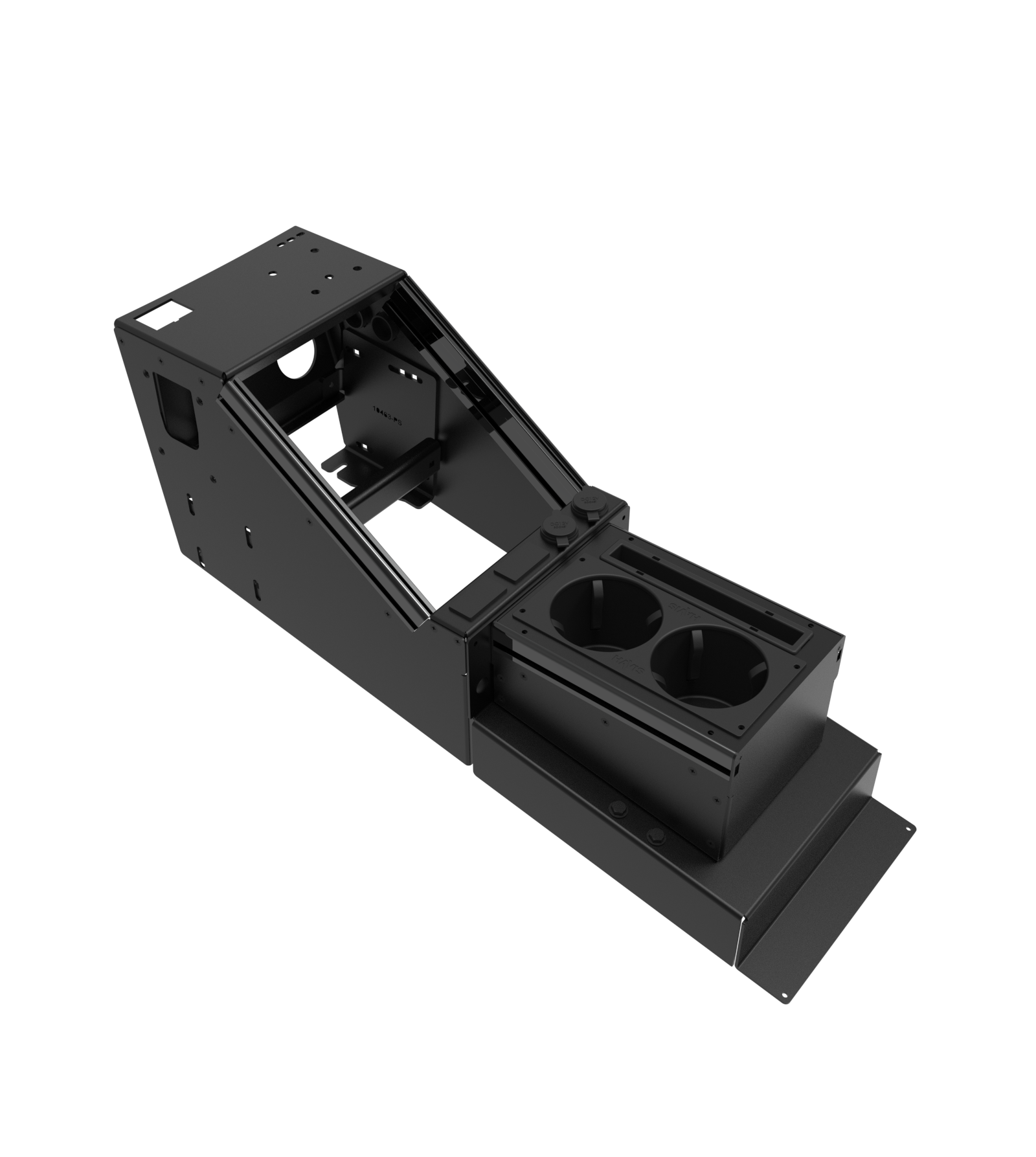 Vehicle-Specific 10″ Angled Console for 2020-2026 Ford Interceptor Utility