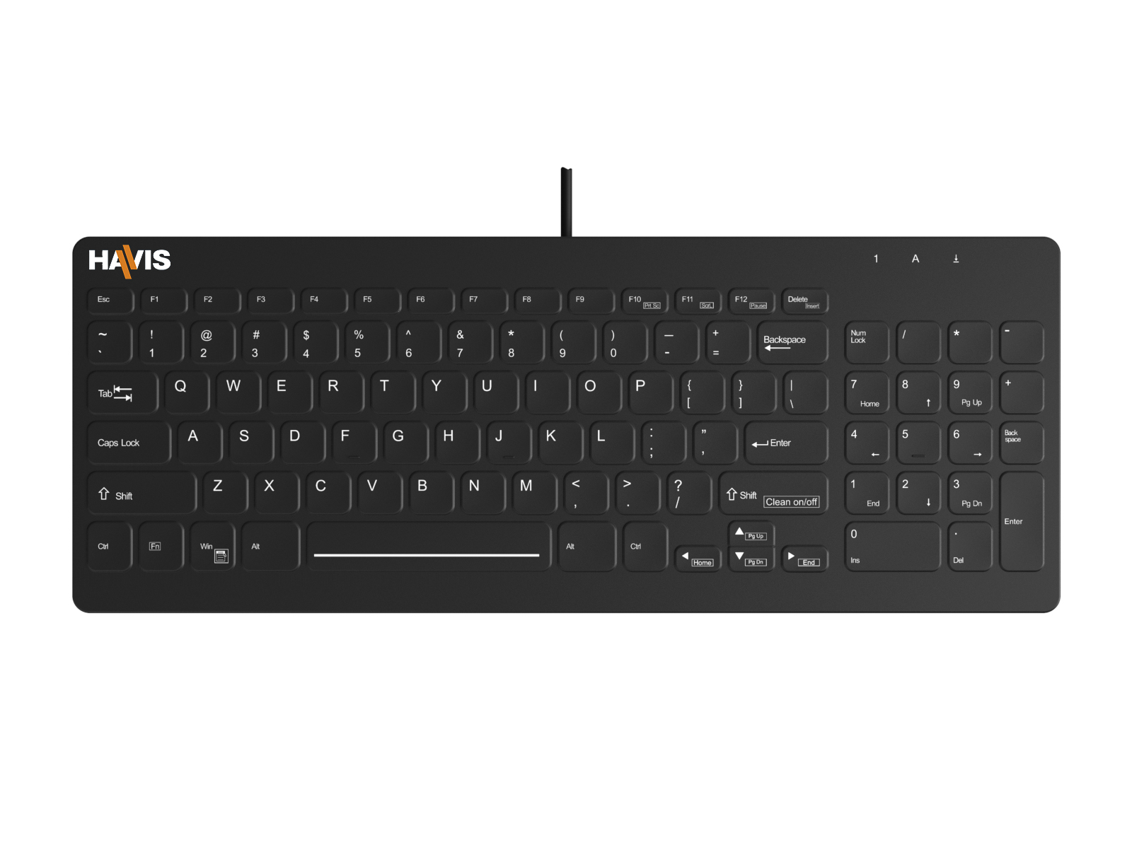 MEDICAL KEYBOARD WITH NUMBER PAD