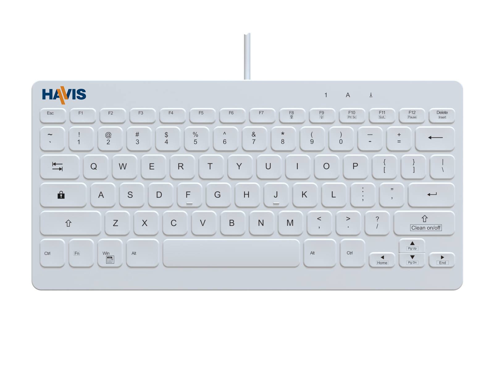 MEDICAL COMPACT KEYBOARD – WHITE