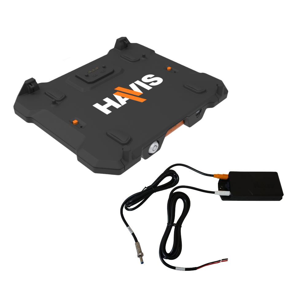 Docking Station for Dell Pro Rugged 14 (PR514260) with Standard Port Replication & Havis Power Supply